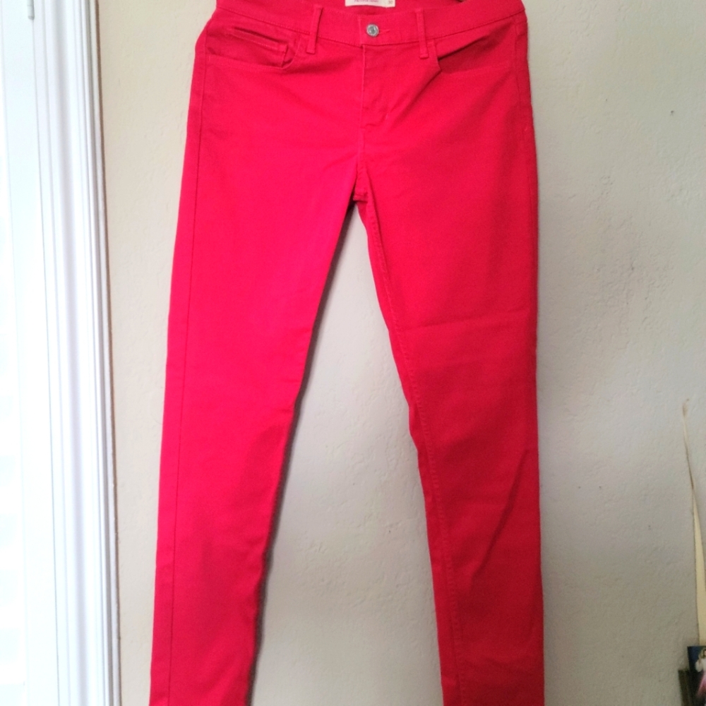 Levis Red Denim